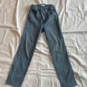 Good American Blue Ankle & Cropped Jeans